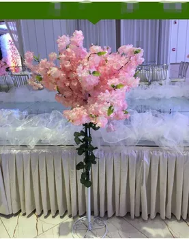 1 Metro Ilgio Dirbtinis Modeliavimas Vyšnių Žiedų Gėlių Puokštė Vestuvių Arkos Apdaila Girliandą Namų Dekoro Prekių
