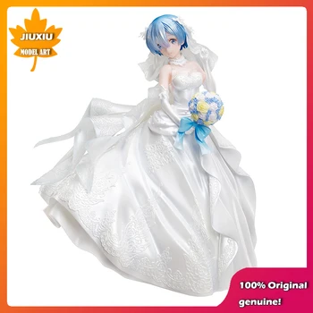 100% Originalas:Anime Re:Zero REM balta vestuvių stiliaus 23cm PVC Veiksmų Skaičius, Anime Paveikslas Modelis, Žaislai Pav Kolekcijos Lėlės Dovana