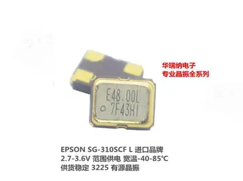 10VNT/ SG-310SCF EPSON aktyvus chip kristalų laikrodžių osciliatoriai, pramoninės klasės 3225 48M 48MHZ 48.000 MHZ