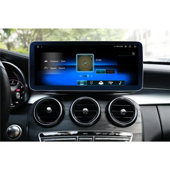 12.3 10 colių Android Automobilio Radijo Mercedes Benz C Klasė W205 GLC Klasės X253 W446 GPS Multimedia Navigacijos Grotuvas Carplay