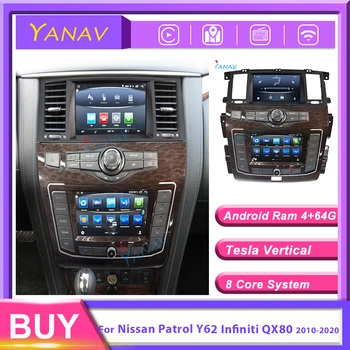 2 DIN automobilio radijo-Nissan patrol Y62 2012-2019 automobilių garso, vaizdo multimedia MP3 grotuvas, 