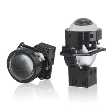 2 VNT Super Ryškumas 3,0 Colių LHD RHD Bi-LED Lazerinio Projektoriaus Objektyvas Pertvarkyti Įrengti Automobilių Šviesos 12V 60W 6500K 15000LM Gyvenimo 50000h