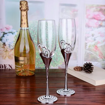 201-300ml kūrybos švino krištolo Šampano Taurės goblet vyno taurė pora high-end vestuvių dovanos