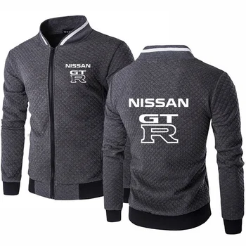 2021 m. Pavasarį, Rudenį Mens Striukė vyrams GTR Automobilių Logotipas Spausdinti Marškinėlius Aukštos Kokybės Medvilnės Vyrų beisbolo striukė sportiniai Kostiumai X