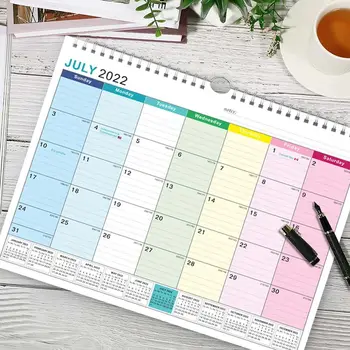 2022-2023 anglų Kalendorių Paprasta Sieniniai Kalendorius Mokyklos Suole Apdailos Dovana Ritė Kalendorinius Metus, Mėnesį, Dieną, Kalendorius