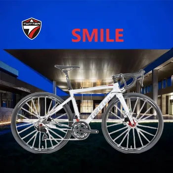 2022TWITTER factory outlet ŠYPSENA R2000-16S 700C aliuminio lydinio kelių dviračių hidrauliniai diskiniai stabdžiai barelį siurbimo 12*142mm dviračių