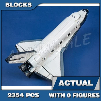 2354pcs Kūrybos Ekspertas Space Shuttle Discovery Hablo Teleskopas STS-31 Misija 63001 Blokai Žaislai Suderinama Su Modelio