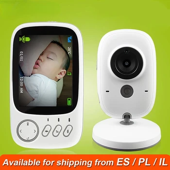 3.2 colių Belaidžio Vaizdo Spalvų Kūdikio stebėjimo Naktį Šviesos nešiojamų Kūdikių Auklė Saugumo Fotoaparatą IR LED Naktinio Matymo domofonas