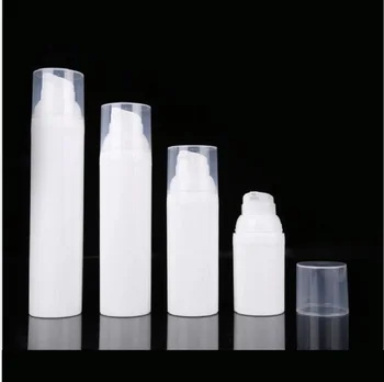30ML balto plastiko beoriu butelis aišku dangčio losjonas/emulsija/fondas/serumo/esmė/skystas gelis tonerio likutis kosmetikos pakuotės