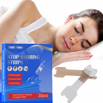 30PCS Nosies, Nosies Juostelės Sumažinti Knarkimas Anti-knarkimas ir Sumažinti Nosies Užgulimas Kvėpavimas Geriau Miegoti Geriau Anti-Snore Gipso