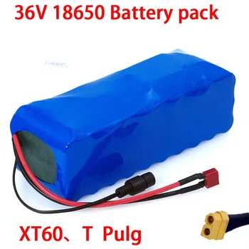 36V 18650 Ličio baterija 36v 16ah Elektrinis Dviratis baterija 36 V 16AH 1000W Motoroleris Baterija su 30A BMS XT60 plug