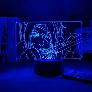 3d Lempos Anime Ataka Titan Hange Zoe Šviesos, Miegamojo Hange Zoe Apdailos Vaikams Dovanų Ataka Titan LED Nakties Šviesos dovana