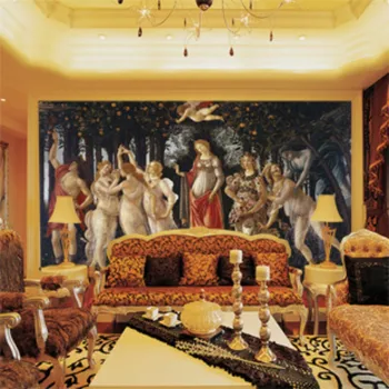 3D tapetai sienos 3d Didelės freskos tapetai svetainė, valgomasis, miegamasis, sofa fono Europos klasikinės tapybos,