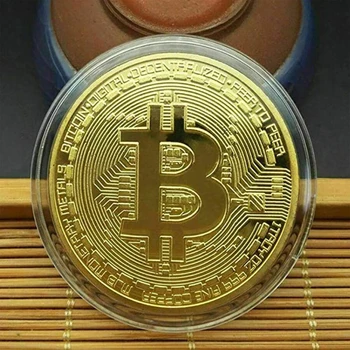 3MM Auksu Bitcoin Moneta, Kolekcines, Kūrybos Suvenyrų Meno Kolekcija Fizinio atminimo Casascius Puiki Dovana Tiek Monetos