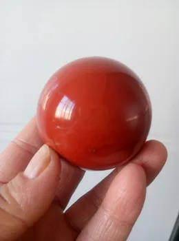 53mm Natūralus raudonasis jaspis kvarcinio krištolo rutulys, kamuolys gydymo