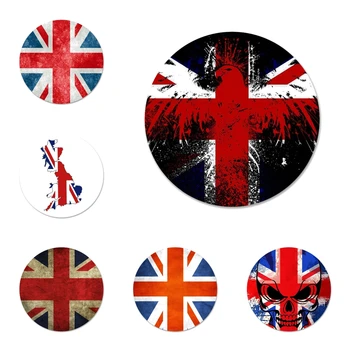 58mm anglijoje, britų anglų jk vėliavos Sagė Pin Cosplay Ženklelis Reikmenys, Drabužiai, Kuprinės, Apdailos Dovana