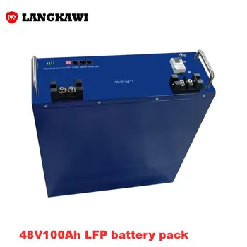 5KWh 48V100Ah LiFePO4 Baterija 4U Paketas, skirtas Saulės Vėjo Sistema, Energijos Saugojimo Telekomunikacijų Bazinė Stotis