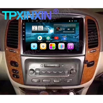 Android 10.0 6+128G Carplay Toyota Land Cruiser 2003-2007 Automobilių GPS Navigacijos Auto Radijas Stereo Multimedia Player Headunit