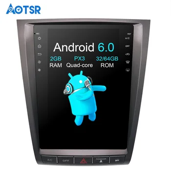 Aotsr Android 6.0 Tesla stiliaus Automobilis Ne DVD Grotuvas GPS Navigacija Lexus GS300 GS GS350 GS450 GS460 Vienetas Stereo Daugiaformačių