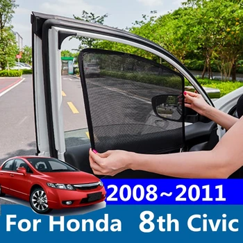 Automobilio Lango Saulė Pavėsyje, kad Honda Civic 2008-2011 m. Akių Langą skėtį nuo saulės, Sulankstomas UV Apsauga Uždanga Civic 8-oji Automobilių Reikmenys