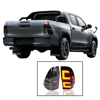 Automobilių aksesuarai led uodegos šviesos žibintas galinis žibintai už Hilux Revo 2015-2018