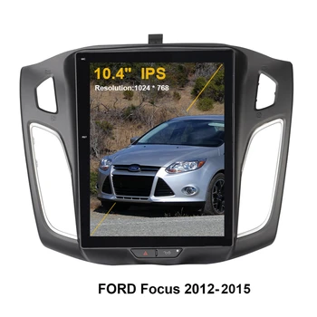 Automobilių GPS Navigacijos Tesla Stiliaus Vertikalus Ekranas FORD Focus 2012-2015 M. 