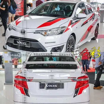 Automobilių lipdukai Toyota Vios kūno šildomi užsakymą mados lenktynių dekoratyviniai lipdukai