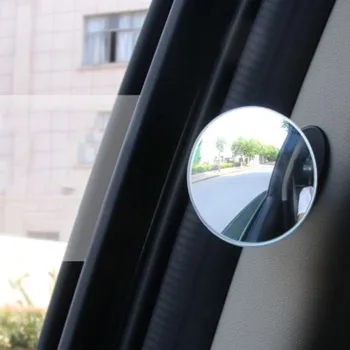 Automobilių sub veidrodėliai Durelių šoninis veidrodis 360 laipsnių pasukti Automobilį aklojoje veidrodžių Automobilio salono galinio vaizdo veidrodėlis