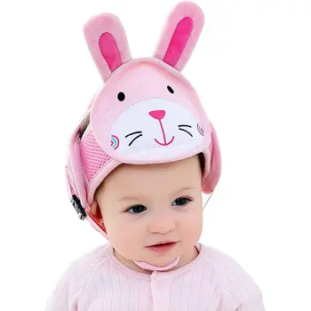 Baby Kūdikių Galvos Apsaugos Minkštas Kepurę Šalmą Anti-susidūrimo Saugumo Saugos Šalmas Sporto kūdikių žaisti apsaugos medvilnės kepurės 50% nuolaida