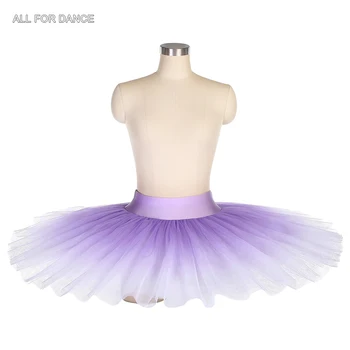 BLL498 Ombre Violetinė Baleto Šokių Pusė Tutu Vaikų ir Suaugusiųjų 7 Sluoksnius Standaus Tiulio Šokių Tutu Sijonas Ballerina Šokių Šou Kostiumai