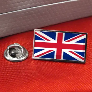 custom metaliniai ženkliukai, maža kaina, jungtinė karalystė, Jungtinės Karalystės Vėliavos Atlapas Pin Ženklelis Aukštos kokybės individualų metalo ženklelis vėliavos atlapas pin