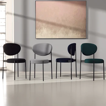 Dizaineris Atlošas Kėdės, Virtuvės Minimalistinio Metalo Italijos, Ergonomiškas Kėdės, Valgomojo Kambario Sillas De Comedor Valgomojo Baldų Komplektas