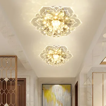 Energijos Taupymo būsena-Kristalų LED Lubų Šviesos Prieškambario Kambarį Lempos Miegamasis, Virtuvė Balta/Šiltai balta/Spalvinga 9W LED Lubų