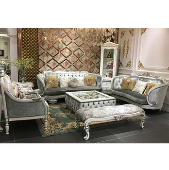 Europos sofa 123 derinys neo-klasikinio gyvenamasis kambarys sofos, medžio masyvo baldai, sofos paprasta Europos audinio sofos, sulankstomas