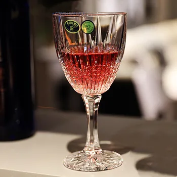 Europos stiliaus krištolo, vyno taurė aukštas-kojis vyno taurė raudonojo vyno taurė šampano stiklo prabangus vyno stiklo vestuvių naudoti