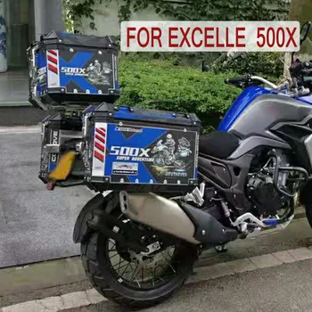 Excelle 500X Motociklų Aliuminio Dėžės Atvejų, šviesą Atspindintys Lipdukai, Lipdukas, Skirtas Excelle 500X 500 X