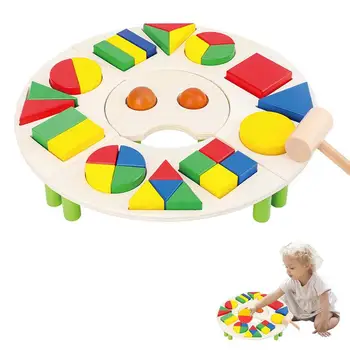 Formos Puzzle Valdybos Geometrinis Dėlionės Vaikams, Vaikiška Formos Rūšiavimo Žaislai Ikimokyklinio Mokymosi Įspūdį Valdybos Žaislai Geometrijos Formos Žaislas