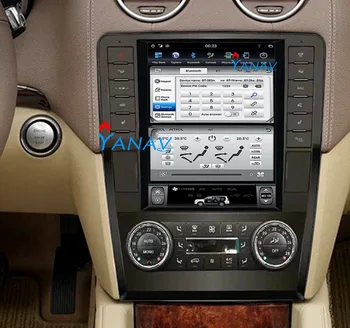 GPS navigatorius žaidėjas-Mercedes-Benz GL 2008 Tesla Stiliaus vertikalus ekranas automobilio garso sistemos, multimedia, radijo grotuvas paramos carplay