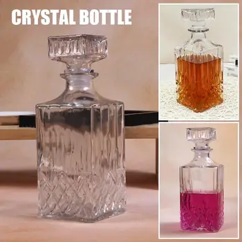 Gėrimas Viskis Decanter Retro Stiklo Kristalų Butelis