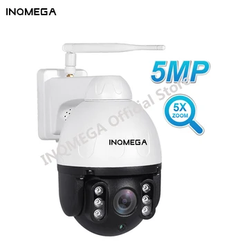 INQMEGA IP Kamera 5MP 5M 5X Wifi Kamera Lauko Su Naktinio Matymo Home Security VAIZDO Belaidžio IP66 camhi Cam