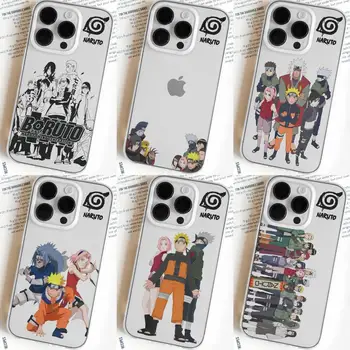 Iphone 14 Pro Max Atveju, Minkštas Ninja Lapų Kaime 13 12 11 X XR XS8 7Plus/case Silikoninis Sakura Skaidrus Anime Žaislai Naruto Sasuke