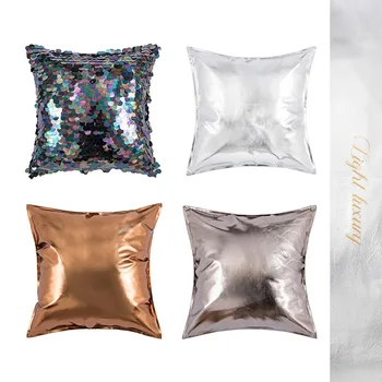 Išskirtinių Produktų! INS bling bling spindi blizgučiai sofe pagalvėlė padengti Super graži nuotrauka rekvizitai pagalvę padengti lova užvalkalas PU