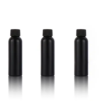 juoda 60ml 48pcs kremas losjonas kosmetikos konteinerių kelionės rinkiniai tuščias mažas plastikinis buteliukas su užsukamu kosmetikos pakuotės buteliukas