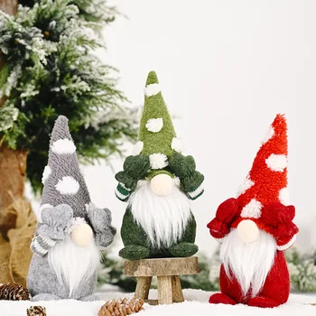 Kalėdų Beveidis Nykštukai Pliušinis Santa Gonk Nykštukas Elf Lėlės Kalėdų Medžio Kabo Ornamentu Namų Dekoro Navidad Dovana Naujųjų Metų 2023