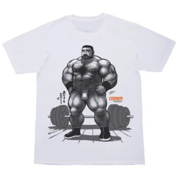 Limited Edition KUMAGORO Vyrų Dėdė Tėtis Lokys T-shirt, Atsitiktinis Užsakymą Marškinėliai vatos Pagaliukai O-kaklo trumpomis Rankovėmis Marškinėlius M ~ XXXL
