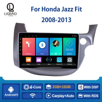 LIQIAO Automobilio Radijo Honda Jazz Tinka 2008-2013 m. RHD Automobilio Multimedijos Vaizdo Grotuvas, 2 Din magnetofonas Padalinti Ekraną Carplay BT OBD FM