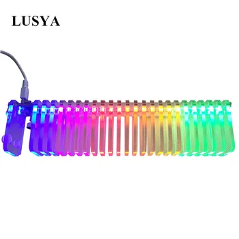 Lusya KS25 Garso Valdymo VU Meter Crystal Garso Kolonėlės Garso Lygio Matuoklis LED Muzikos Spektro 
