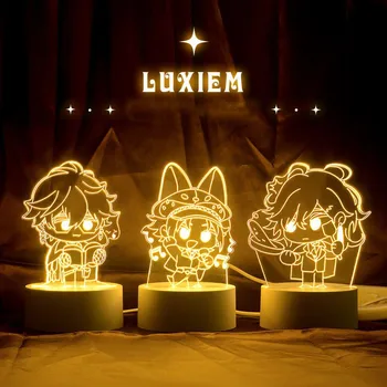 Luxiem 3d Žaislas Duomenys Anime Vox Mysta Ike Shoto Luca Shu Led Šviesos Dovanos Lempos Akrilo Kawaii Kubinių Pav Gimtadienio Dekoracijos