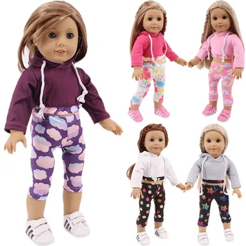 Lėlės Drabužiai, 43 Reborn Baby Lėlės Drabužiai, 18 colių Amerikos Lėlės Sportinės aprangos Geriausia Dovana Kartos Mergaičių, Žaislai