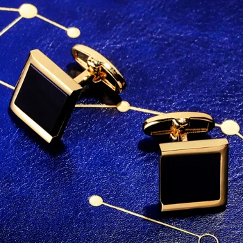 MAISHENOU Papuošalai prancūzijos Marškinėliai Mados rankogalių segtukai Vyrams, Prekės ženklas Rankogaliai ryšius su Mygtukais spalva aukso Aukštos Kokybės Juvelyriniai dirbiniai